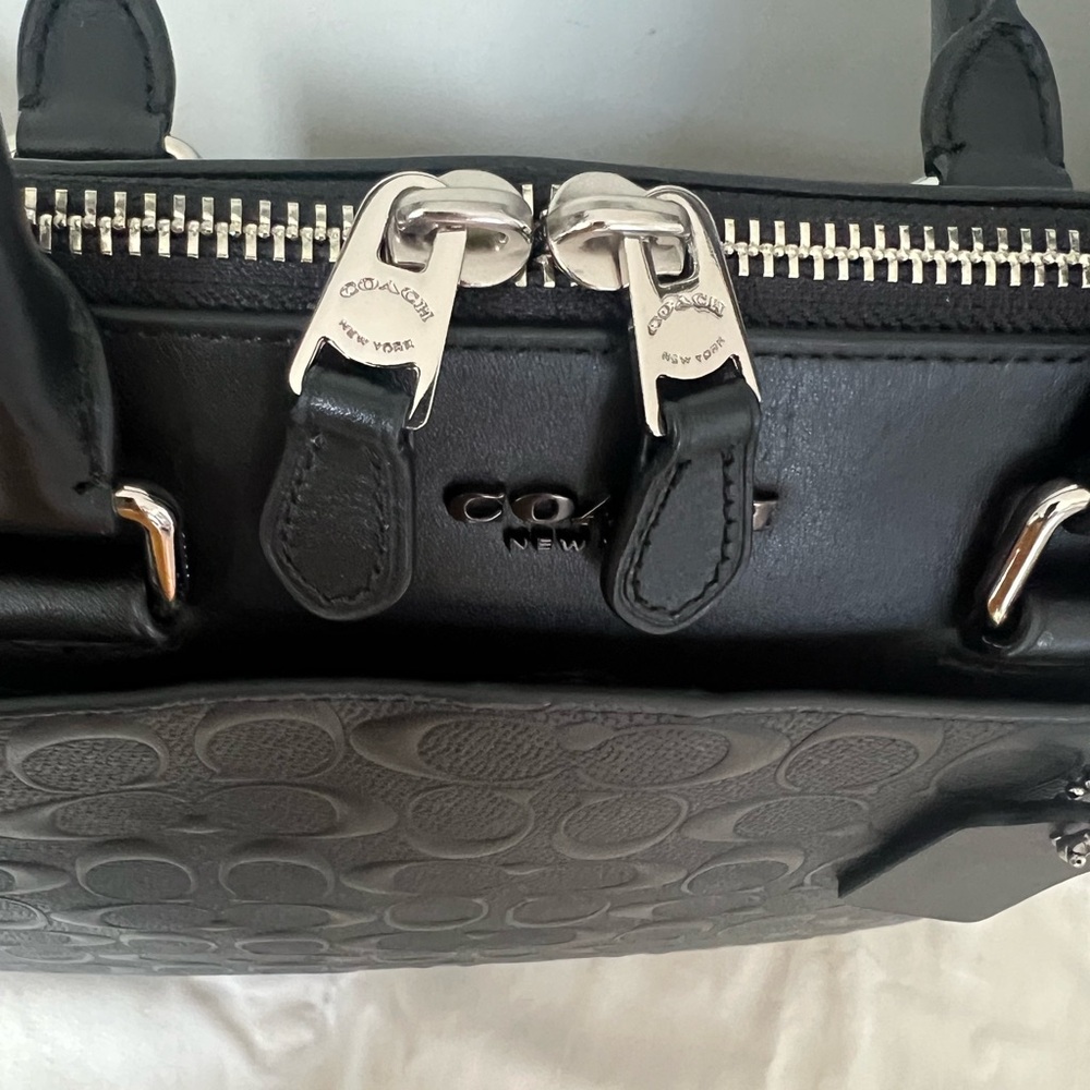 COACH BECKETT PORTFOLIO BRIEF IN SIGNATURE LEATHER - Picture 9 of 10